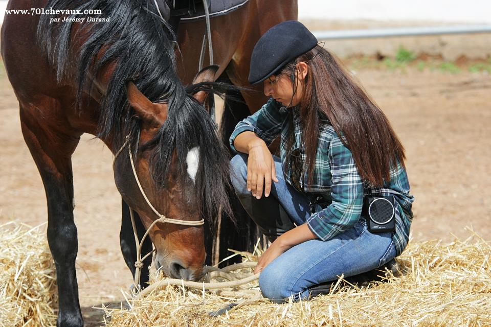 Dikken (Barbe, 4 ans) et Gwladys Lecarpentier